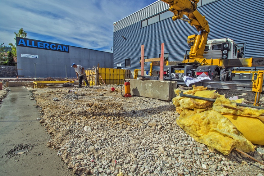 Suivi de chantier Allergan (du 25 juin au 8 juillet 2018)